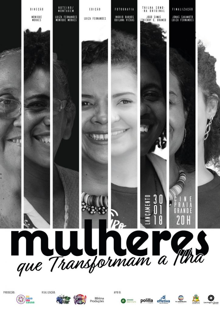 Cartaz de "Mulheres que Transformam a Ilha"