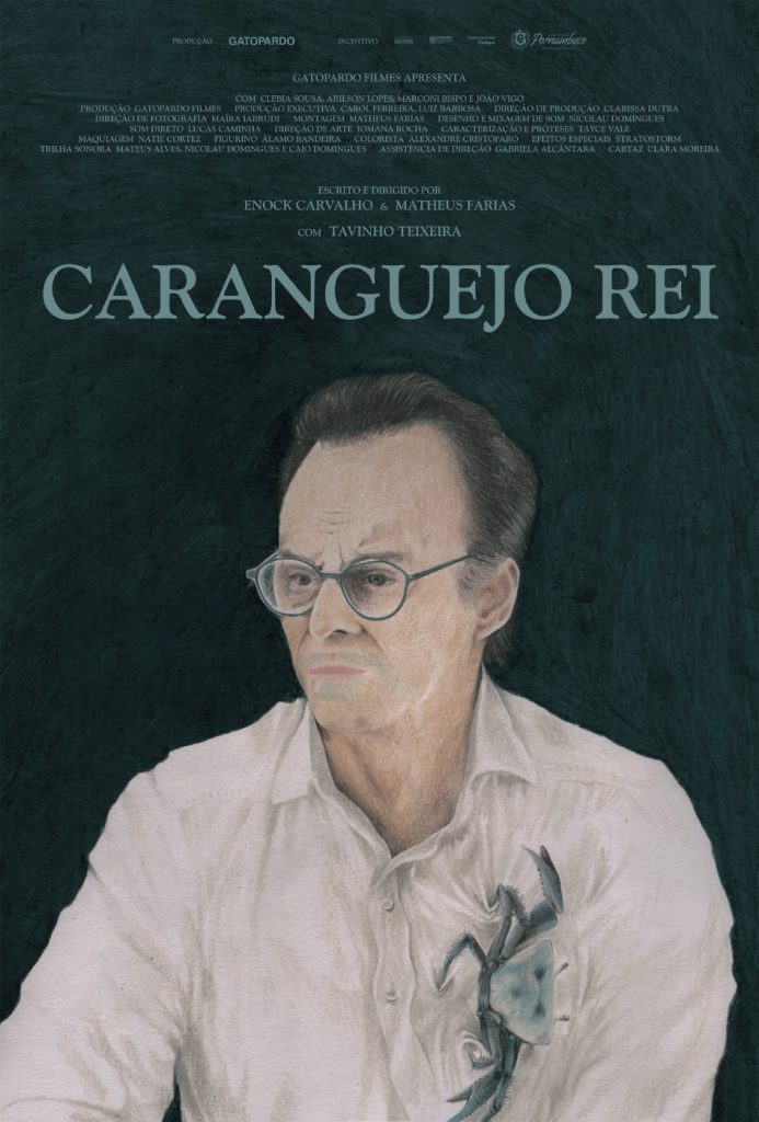 "Caranguejo Rei", cartaz por Clara Moreira