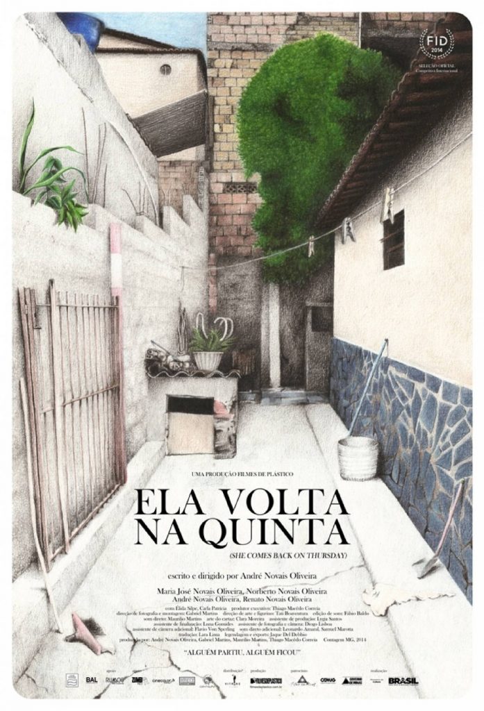 "Ela Volta na Quinta", cartaz por Clara Moreira