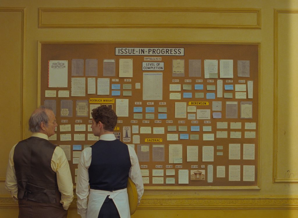 "A Crônica Francesa" (The French Dispatch, 2021), de Wes Anderson - Foto: Searchlight Pictures/Divulgação