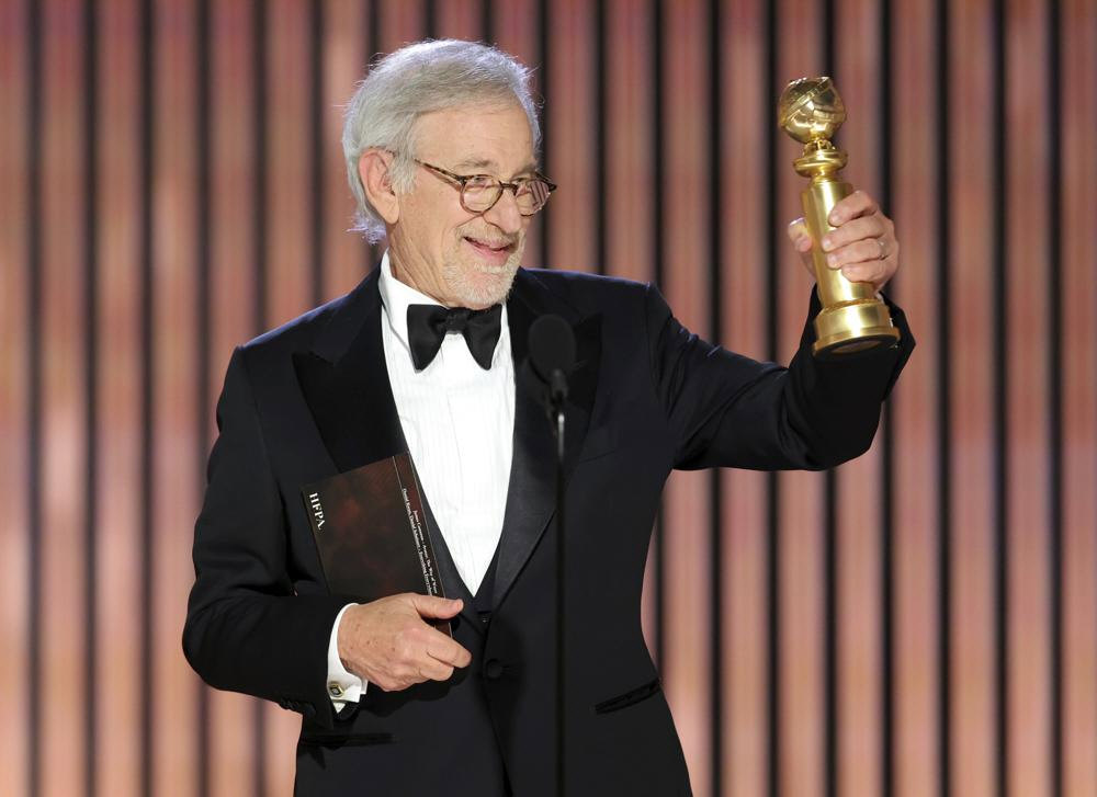 Steven Spielberg é um dos vencedores do Globo de Ouro 2023, por "Os Fabelmans" - Foto: Rich Polk/NBC