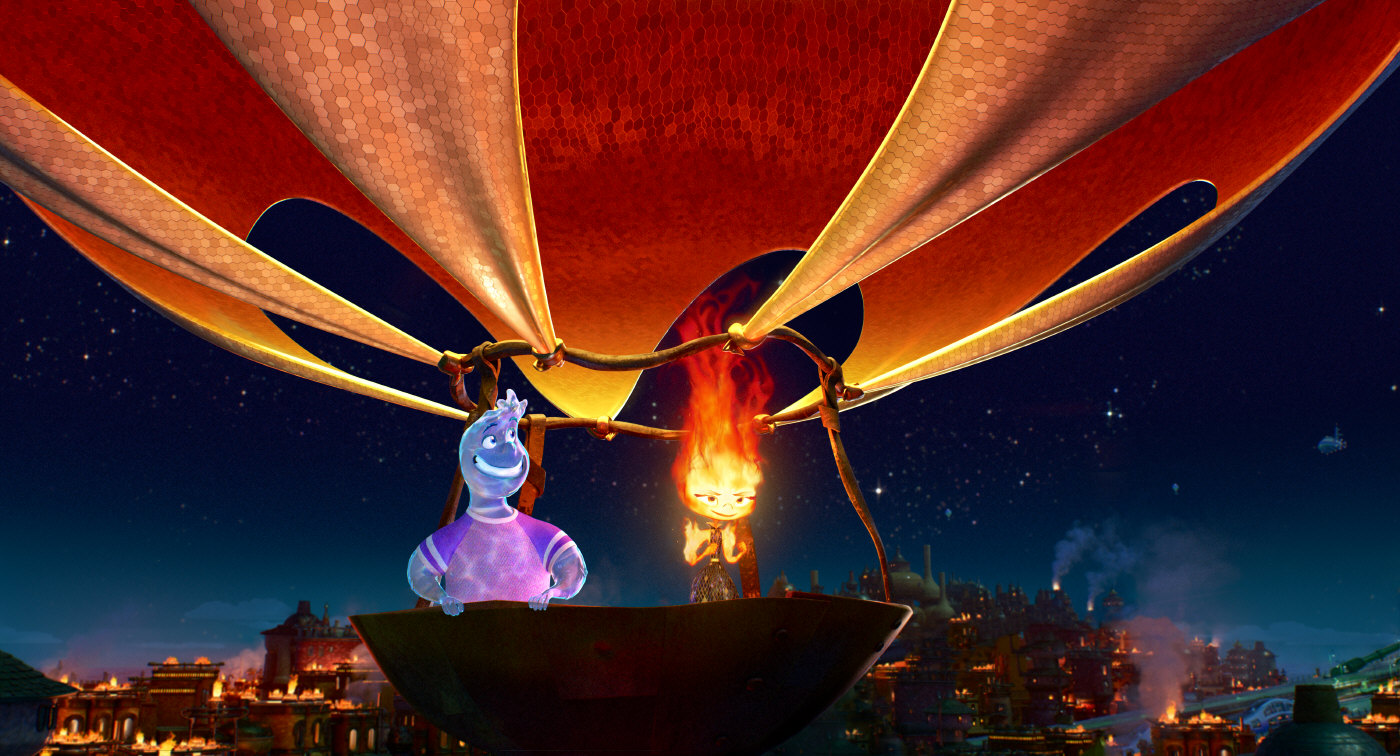 "Elementos" (Elemental, 2023) © 2023 Disney/Pixar. All Rights Reserved.