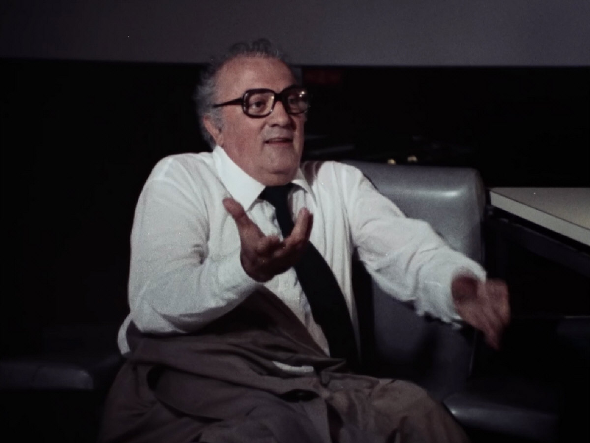 O cineasta Federico Fellini (Crédito: Divulgação/Curta!)