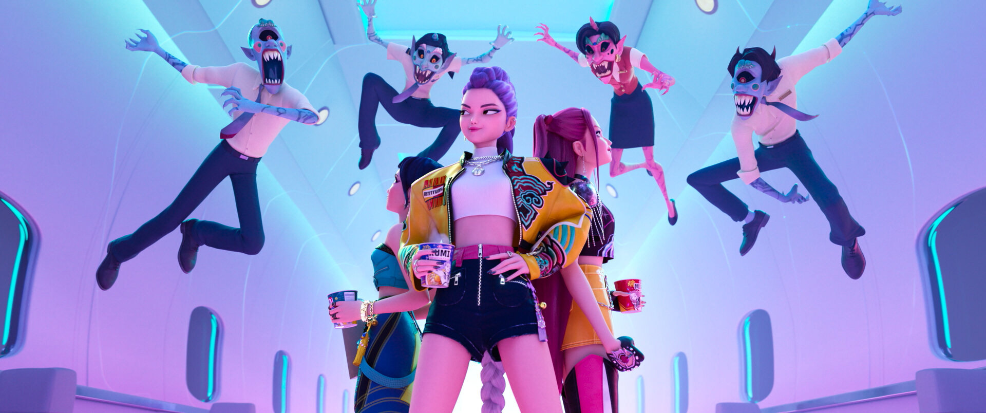 "Guerreiras do KPop" (KPop Demon Hunters, 2025), de Maggie Kang e Chris Appelhans - Foto: Netflix/Divulgação